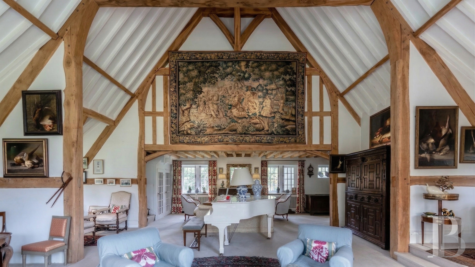 En Seine-et-Marne, à Bourron-Marlotte, une villa de style anglo-normand du début du 19e siècle - photo  n°8